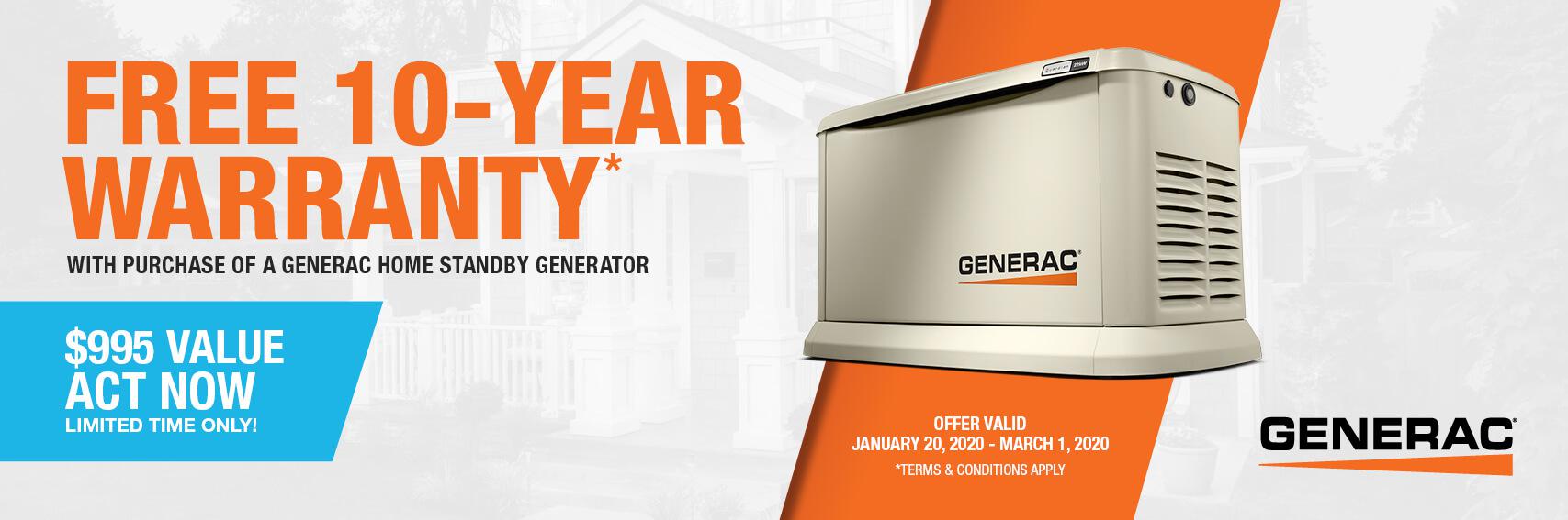 Homestandby Generator Deal | Warranty Offer | Generac Dealer | Newaygo, MI